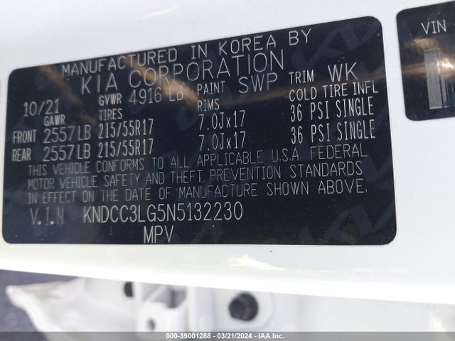 KIA Niro Ev Ex 2022 KNDCC3LG5N5132230 Image 9