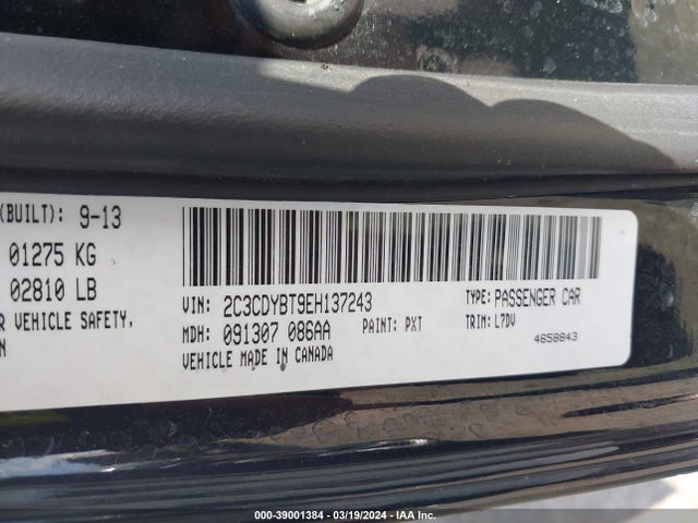 Dodge Challenger R/t 2014 2C3CDYBT9EH137243 Image 9