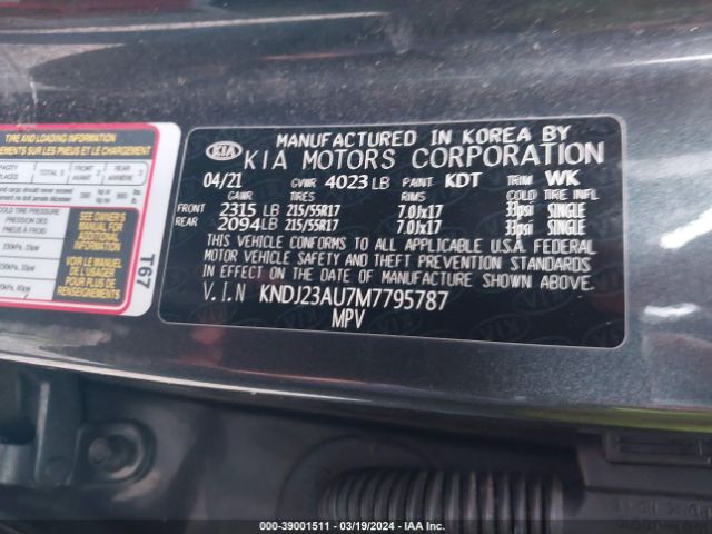 KNDJ23AU7M7795787 KIA SOUL S