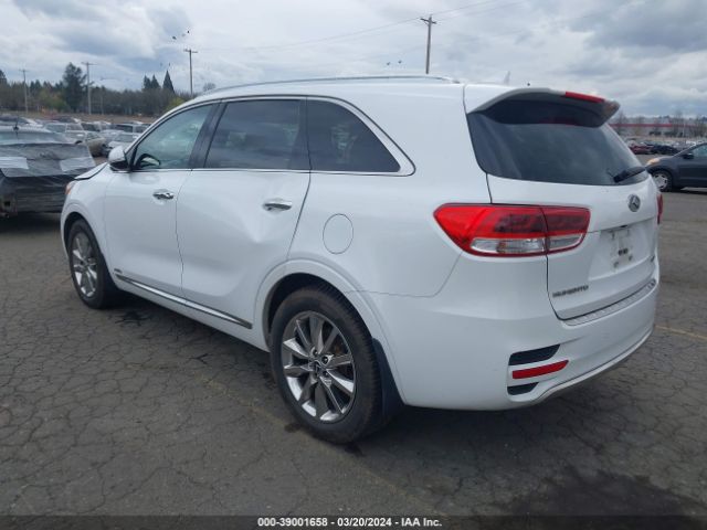 5XYPKDA56GG031607 KIA Sorento 3.3l Sxl