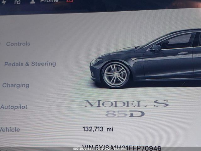 5YJSA1H21FFP70946 Tesla Model S 70d/85d/p85d