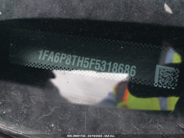Ford Mustang Ecoboost 2015 1FA6P8TH5F5318686 Image 9