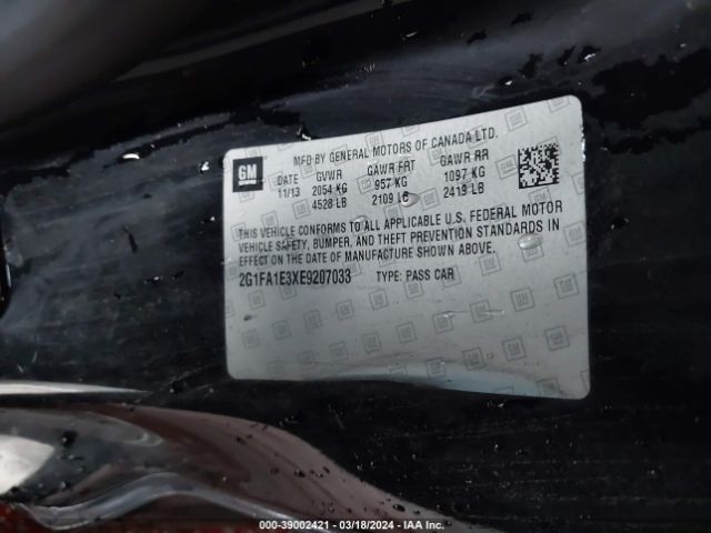 2G1FA1E3XE9207033 Chevrolet Camaro 2ls