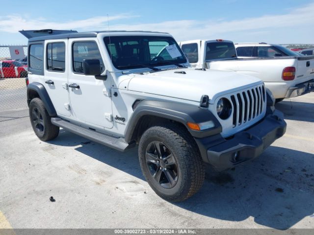 Auction sale of the 2021 Jeep Wrangler Unlimited Sport Altitude 4x4, vin: 1C4HJXDG7MW523762, lot number: 39002723