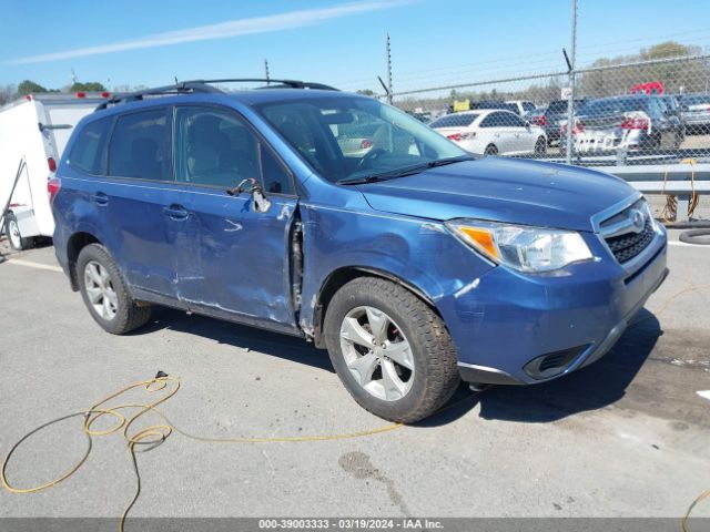 Auction sale of the 2015 Subaru Forester 2.5i Premium, vin: JF2SJADC5FH828234, lot number: 39003333