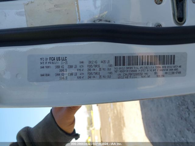 1C4NJPBA7GD609350 Jeep Patriot Sport