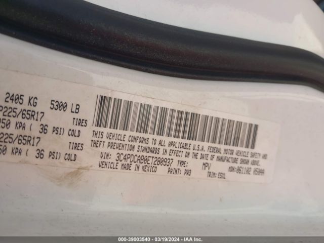 3C4PDCAB0ET280937 Dodge Journey American Value Pkg
