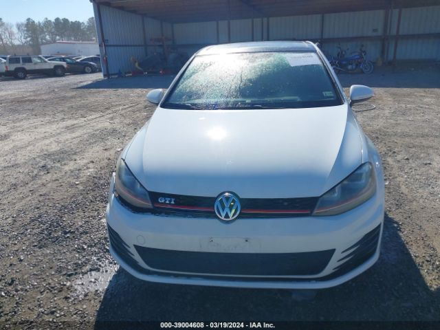 3VW4T7AUXFM003963 Volkswagen Golf Gti 2.0t Se 4-door