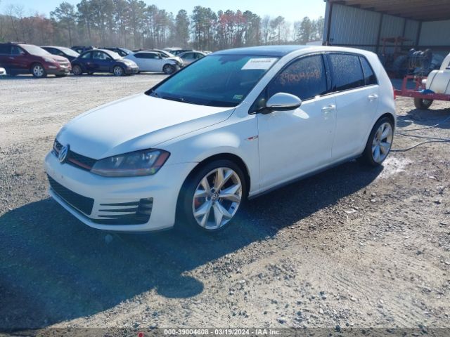 3VW4T7AUXFM003963 Volkswagen Golf Gti 2.0t Se 4-door