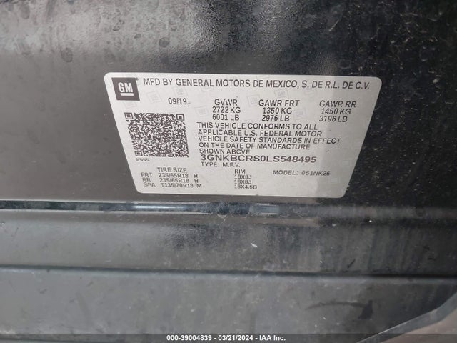 Chevrolet Blazer Fwd 2lt 2020 3GNKBCRS0LS548495 Image 9
