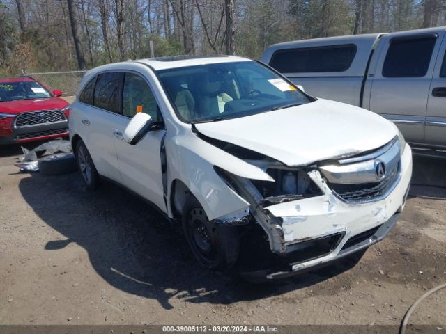 Auction sale of the 2015 Acura Mdx Technology Package, vin: 5FRYD4H41FB031448, lot number: 39005112