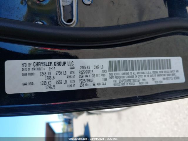 3C4PDCAB6ET222167 Dodge Journey American Value Pkg