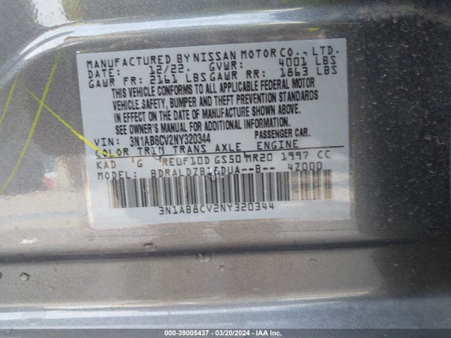 Nissan Sentra Sv Xtronic Cvt 2022 3N1AB8CV2NY320344 Image 9