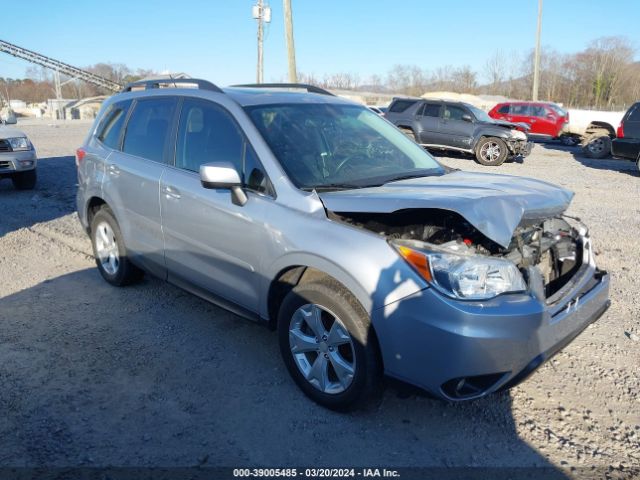 Продаж на аукціоні авто 2014 Subaru Forester 2.5i Limited, vin: JF2SJAHC6EH539310, номер лоту: 39005485