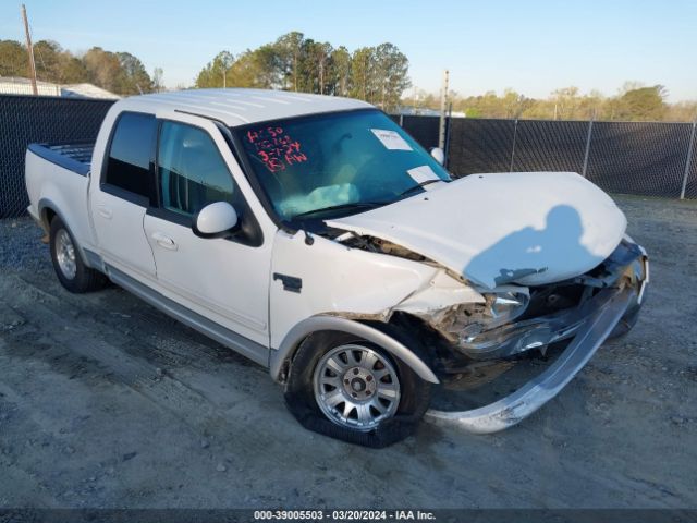 Auction sale of the 2003 Ford F-150 Lariat/xlt, vin: 1FTRW07LX3KA65369, lot number: 39005503