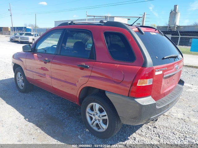 Продаж на аукціоні авто 2008 Kia Sportage Lx V6, vin: KNDJF723587548646, номер лоту: 39005663