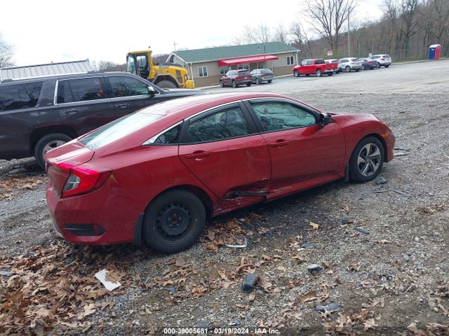 Honda Civic Lx 2019 2HGFC2F66KH516873 Image 4