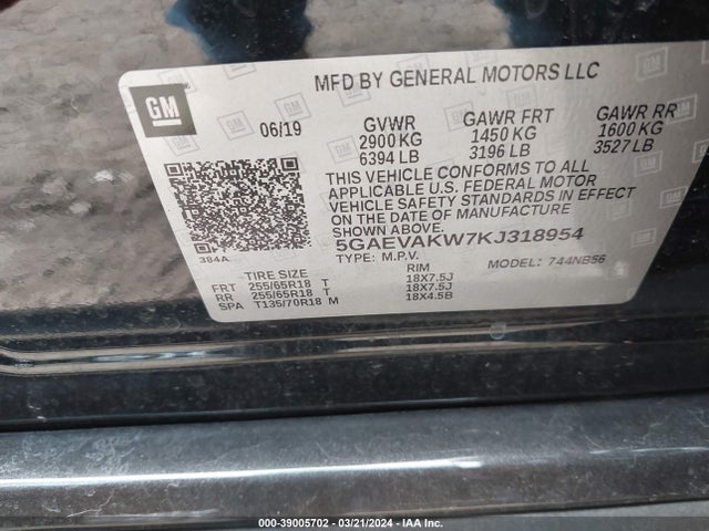 Buick Enclave Awd Essence 2019 5GAEVAKW7KJ318954 Image 9