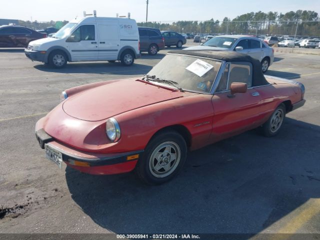 1987 ALFA ROMEO SPIDER ZARBA5585H1048722 Photo 1