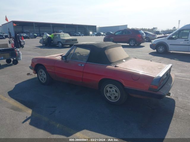 1987 ALFA ROMEO SPIDER ZARBA5585H1048722 Photo 2