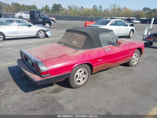 1987 ALFA ROMEO SPIDER ZARBA5585H1048722 Photo 3