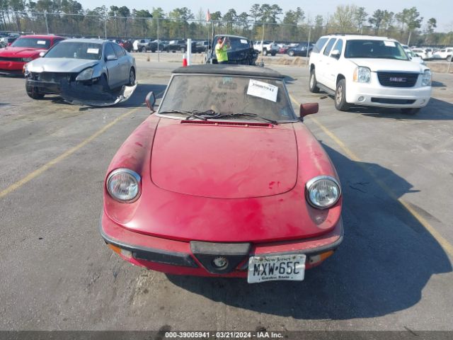 1987 ALFA ROMEO SPIDER ZARBA5585H1048722 Photo 5