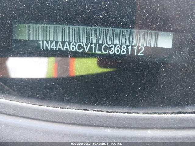 Nissan Maxima Sv Xtronic Cvt 2020 1N4AA6CV1LC368112 Image 9