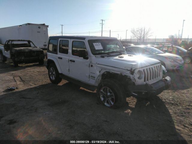 Auction sale of the 2020 Jeep Wrangler Unlimited Sahara 4x4, vin: 1C4HJXEN3LW172778, lot number: 39006129