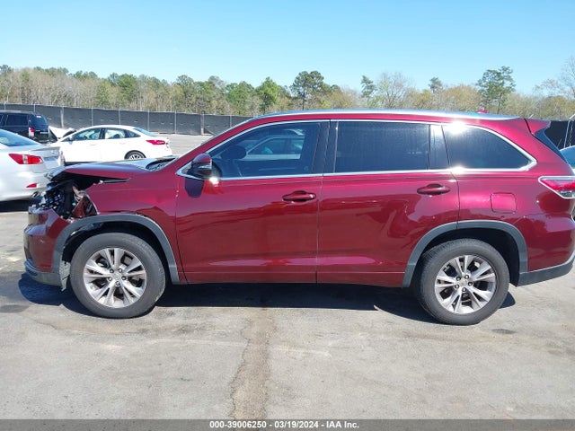 Toyota Highlander Xle V6 2014 5TDKKRFH6ES024165 Image 14