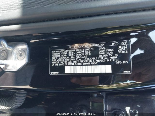 YV4A22PK7H1165595 Volvo Xc90 T6 Momentum