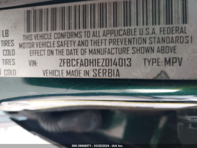 ZFBCFADH1EZ014013 Fiat 500L TREKKING