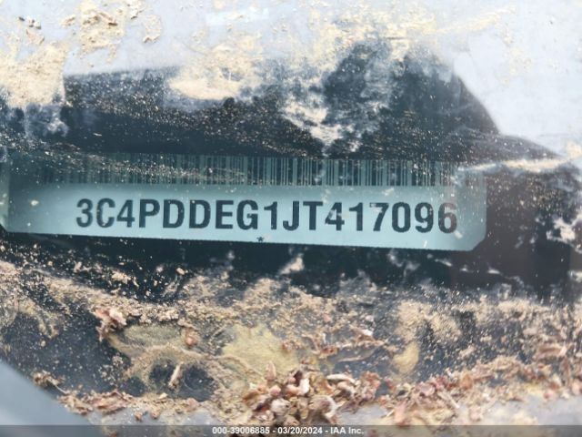3C4PDDEG1JT417096 Dodge Journey Gt Awd