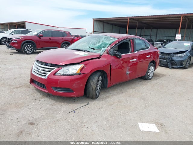 Nissan SENTRA SV 2014 3N1AB7AP9EL634309 Image 2