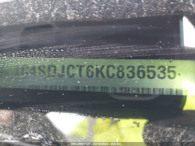 1C4SDJCT6KC836535 Dodge Durango R/t Awd