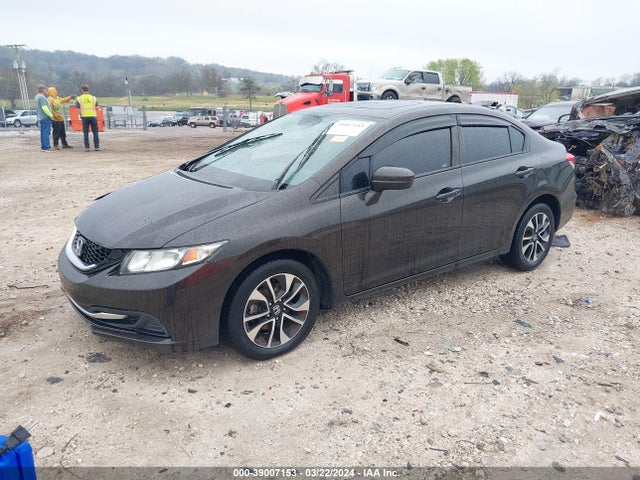 Honda CIVIC EX 2014 2HGFB2F83EH538225 Image 2