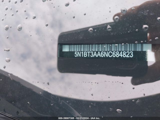5N1BT3AA6NC684823 Nissan Rogue S Fwd