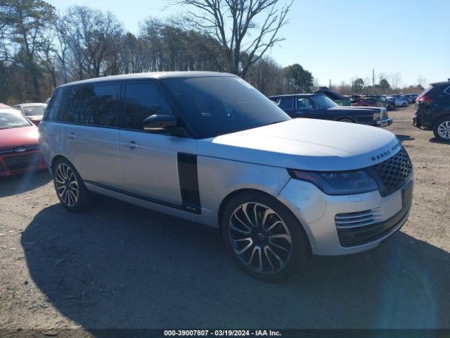 Auction sale of the 2019 Land Rover Range Rover 5.0l V8 Supercharged, vin: SALGS5RE5KA525310, lot number: 39007807