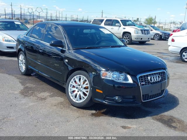 2008 Audi A4 2.0t/2.0t Special Edition მანქანა იყიდება აუქციონზე, vin: WAUAF78E58A144576, აუქციონის ნომერი: 39007892