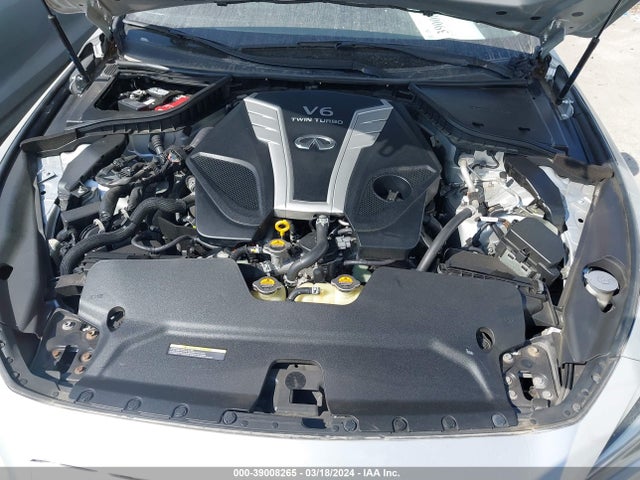 2018 Infiniti Q50 3.0t Sport მანქანა იყიდება აუქციონზე, vin: JN1EV7AR6JM435406, აუქციონის ნომერი: 39008265