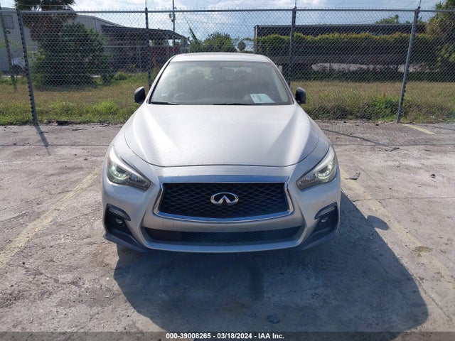 2018 Infiniti Q50 3.0t Sport მანქანა იყიდება აუქციონზე, vin: JN1EV7AR6JM435406, აუქციონის ნომერი: 39008265