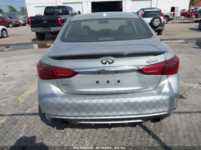 2018 Infiniti Q50 3.0t Sport მანქანა იყიდება აუქციონზე, vin: JN1EV7AR6JM435406, აუქციონის ნომერი: 39008265