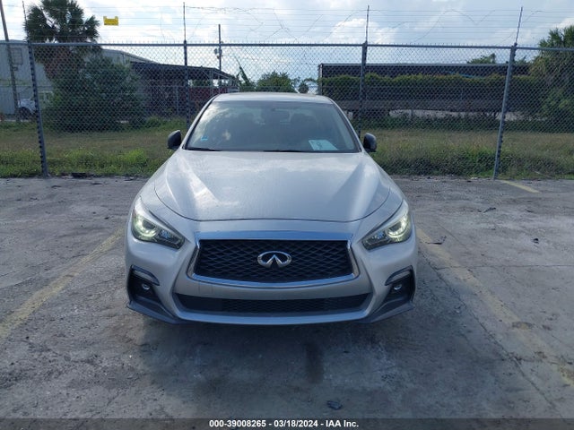 2018 Infiniti Q50 3.0t Sport მანქანა იყიდება აუქციონზე, vin: JN1EV7AR6JM435406, აუქციონის ნომერი: 39008265