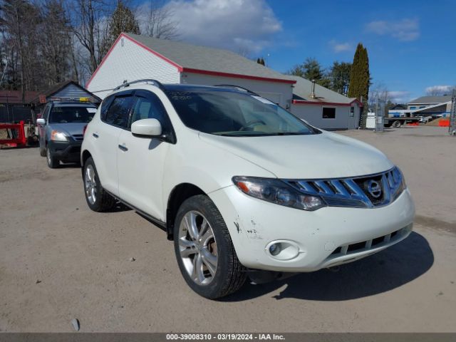 Auction sale of the 2010 Nissan Murano Le, vin: JN8AZ1MW1AW139717, lot number: 39008310