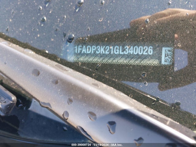 Ford FOCUS SE 2016 1FADP3K21GL340026 Image 9