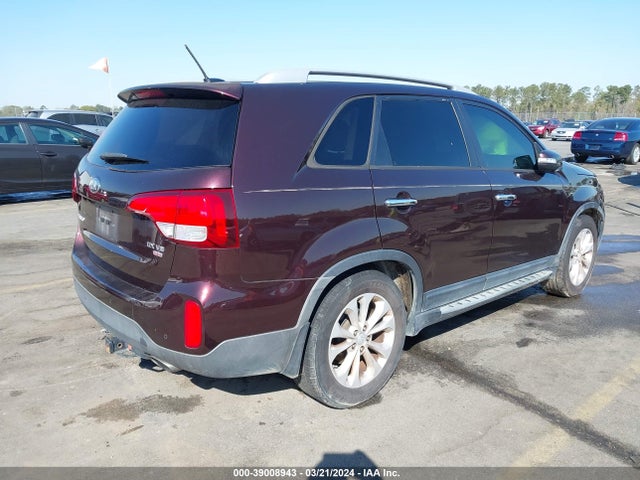 KIA Sorento Ex V6 2014 5XYKU4A78EG513448 Image 4