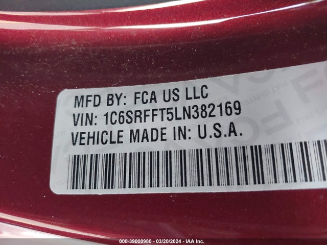RAM 1500 Lone Star  4x4 5'7 Box 2020 1C6SRFFT5LN382169 Image 9