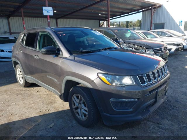 Auction sale of the 2018 Jeep Compass Sport Fwd, vin: 3C4NJCAB7JT181588, lot number: 39009230