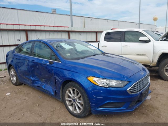 Auction sale of the 2017 Ford Fusion Se, vin: 3FA6P0HD2HR116704, lot number: 39009266