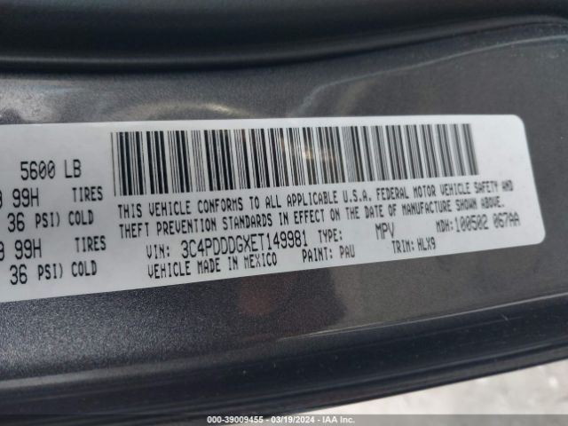 3C4PDDDGXET149981 Dodge Journey Limited