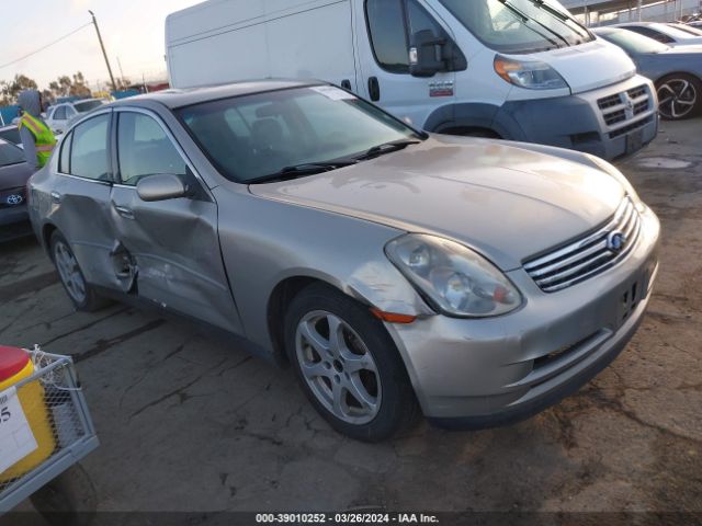 Auction sale of the 2003 Infiniti G35 Luxury Leather, vin: JNKCV51E23M323046, lot number: 39010252
